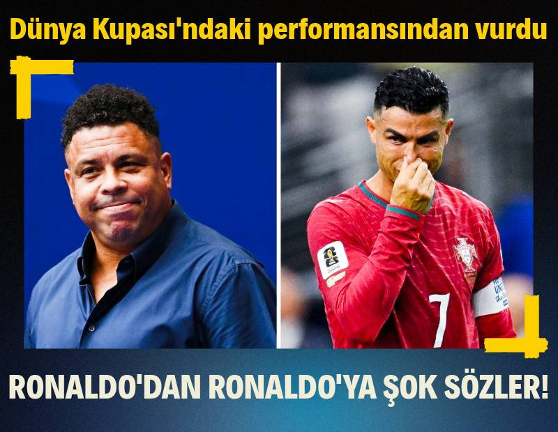 Fenomen Ronaldo'dan Cristiano Ronaldo'ya şok sözler: Dünya Kupası'ndaki performansı üzerinden vurdu
