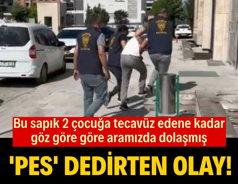 Otobüste tacizden serbest kalmıştı, 2 çocuğa cinsel istismardan tutuklandı