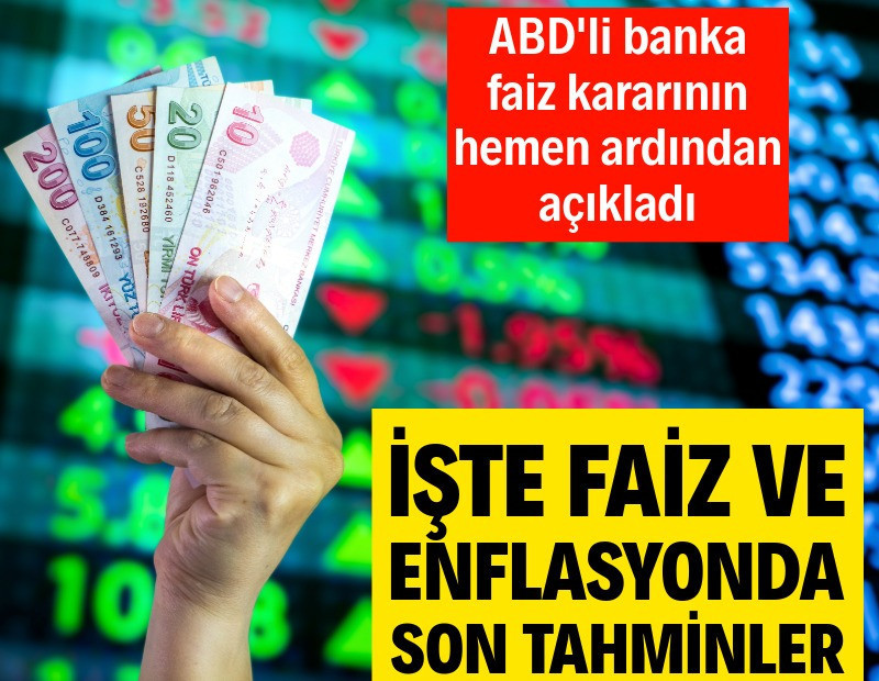 BofA'dan Türkiye için faiz ve enflasyon analizi