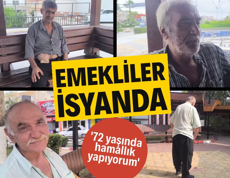 Emekliler isyanda: '72 yaşında hamallık yapıyorum'