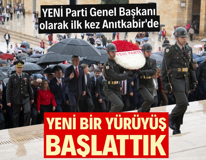 Özgür Özel, Anıtkabir'de: Yeni bir yürüyüşü başlattık