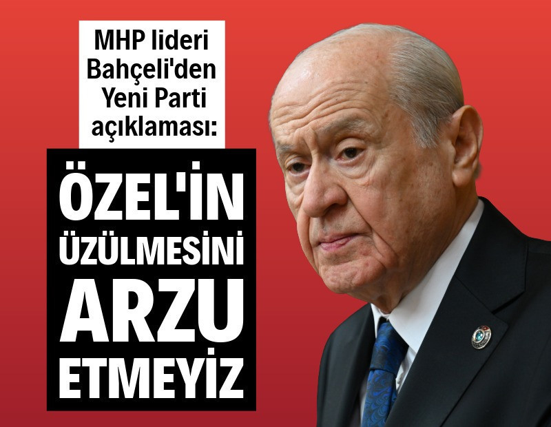 Bahçeli'den Özel-Kılıçdaroğlu açıklaması