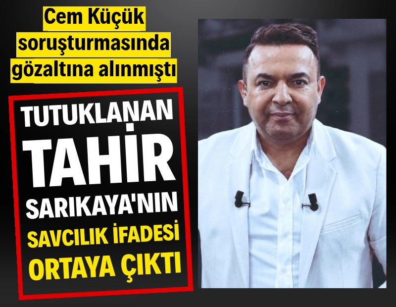 Tahir Sarıkaya tutuklandı