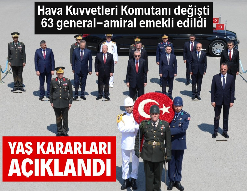 YAŞ kararları açıklandı: Hava Kuvvetleri Komutanı değişti