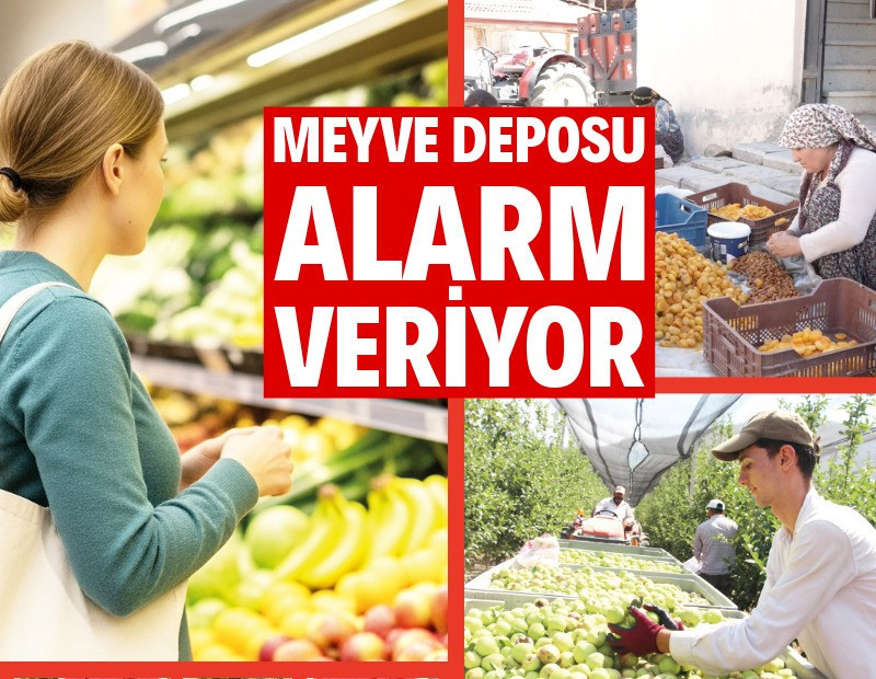 Meyve deposu alarm veriyor