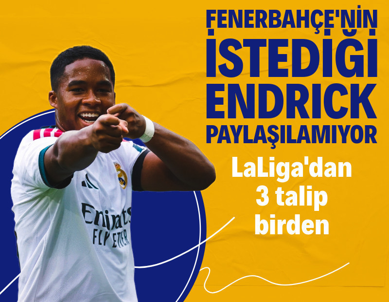 Fenerbahçe'nin istediği Endrick paylaşılamıyor: LaLiga'dan 3 talip birden