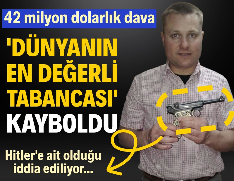 Hitler'e ait olduğu iddia ediliyor: 42 milyon dolarlık tabanca kayboldu