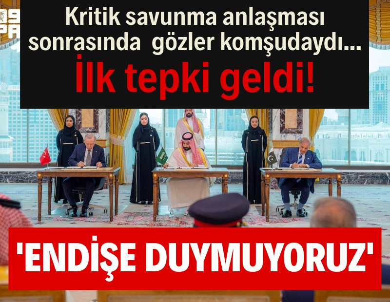 Türkiye-Suudi Arabistan-Pakistan savunma anlaşmasına İran'dan ilk açıklama