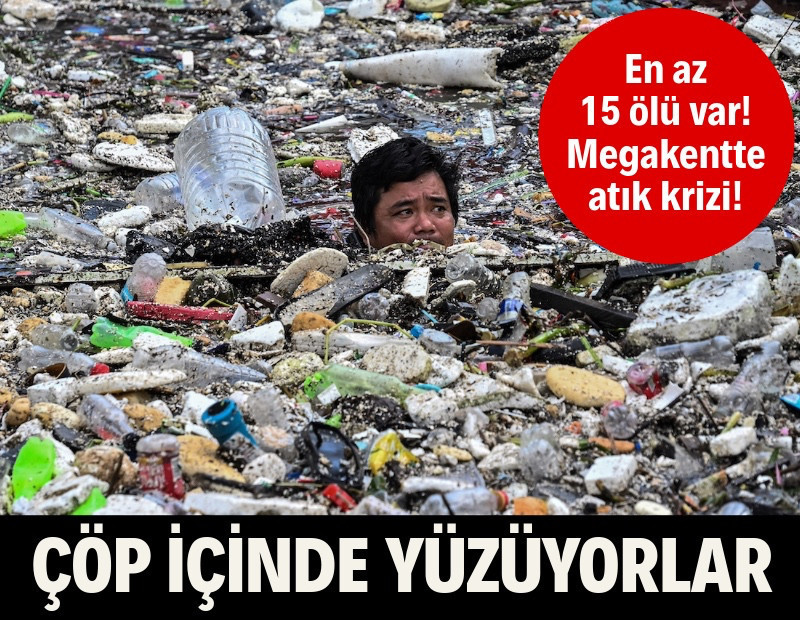 Megakentte rezalet: Çöp içinde yüzüyorlar