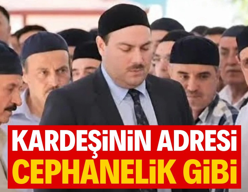 Alihan Kuriş'in kardeşinin adresi cephanelik gibi