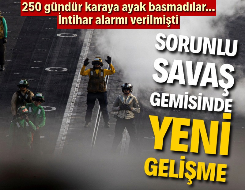 İntihar haberleriyle gündeme gelmişti: Savaş gemisi göreve ara veriyor