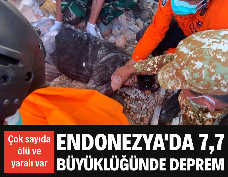 Endonezya’da 7,7’lik deprem: Ölü ve yaralılar var