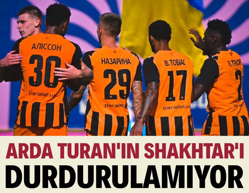 Arda Turan'ın Shakhtar'ı durdurulamıyor: 3'te 3 yaptılar