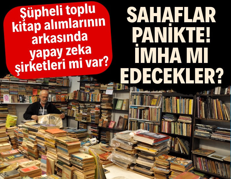 Sahaflar panikte: Yapay zeka şirketleri kitapları alıp imha ediyor!