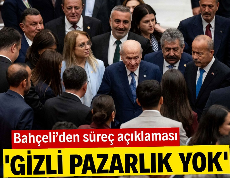 Bahçeli’den kritik “Terörsüz Türkiye” mesajı: Gizli pazarlık yok