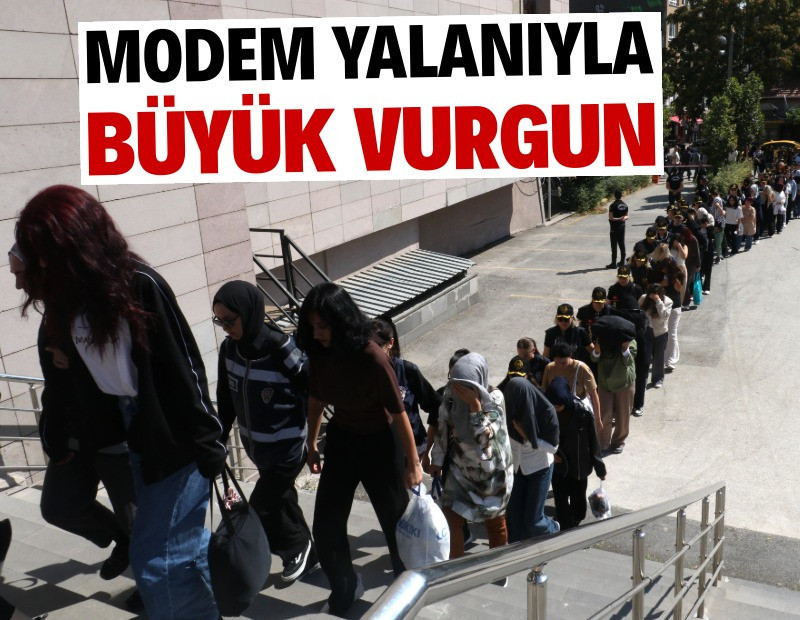 Modem yalanıyla yüzlerce kişiyi dolandırdılar