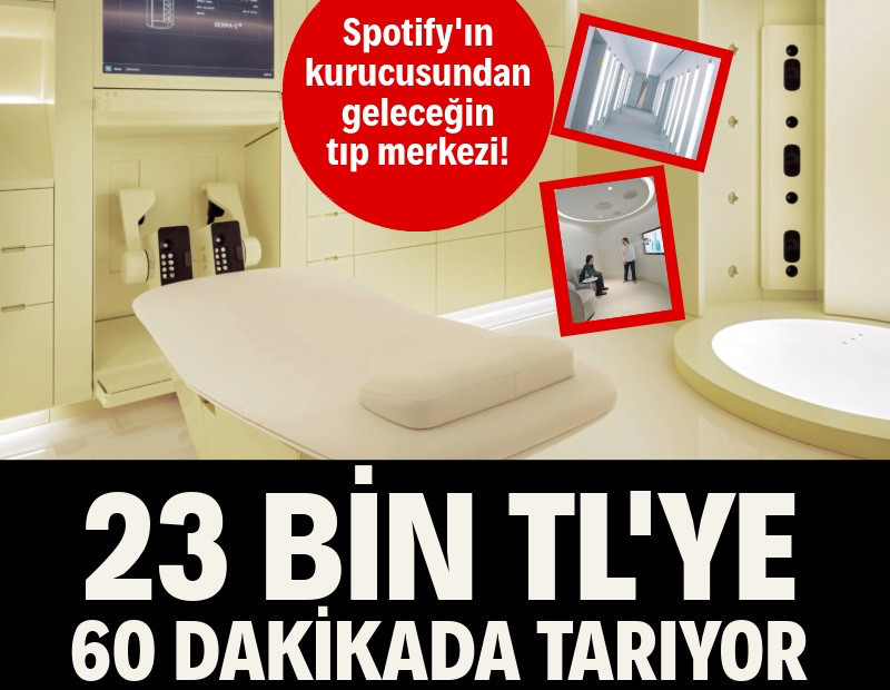 Spotify'ın kurucusundan tıp merkezi: 60 dakikada sağlık taraması yapıyor