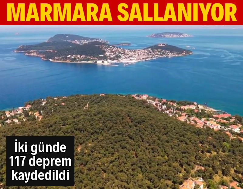 Marmara sallanıyor: 2 günde 117 deprem
