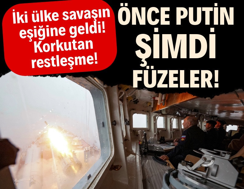 Tansiyon tırmandı: Füzelerle tatbikat düzenlediler