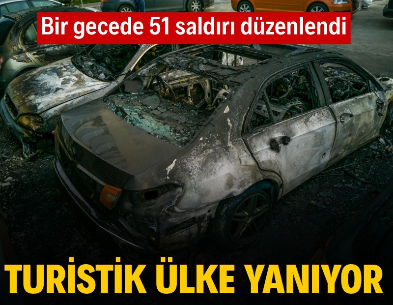 Bir gecede 51 saldırı düzenlendi