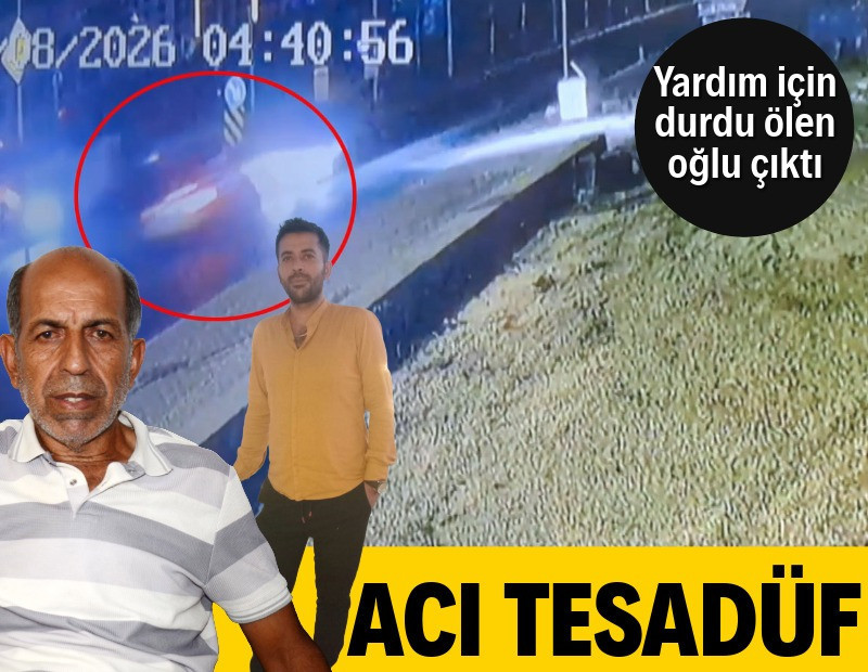Acı tesadüf: Yardım için durdu, ölen oğlu çıktı
