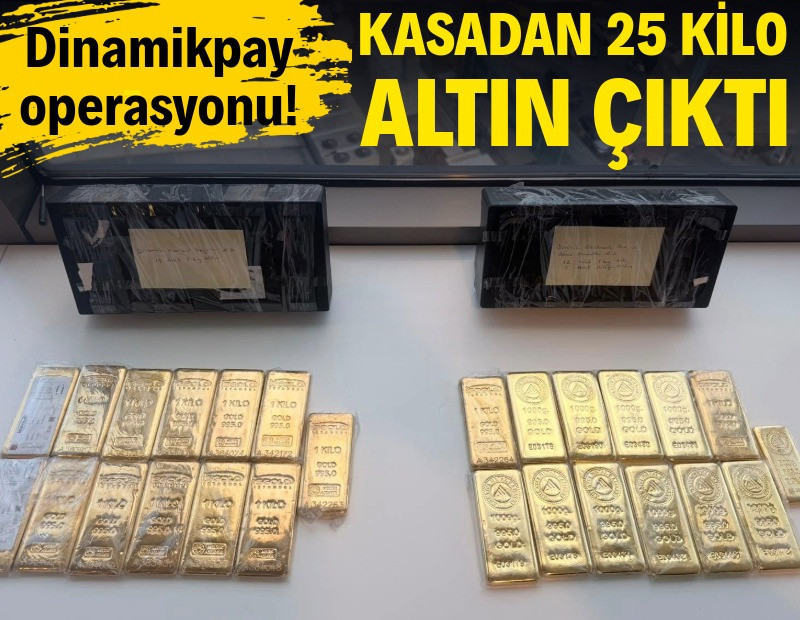 Dinamikpay operasyonu: 25,5 kilo altın ele geçirildi