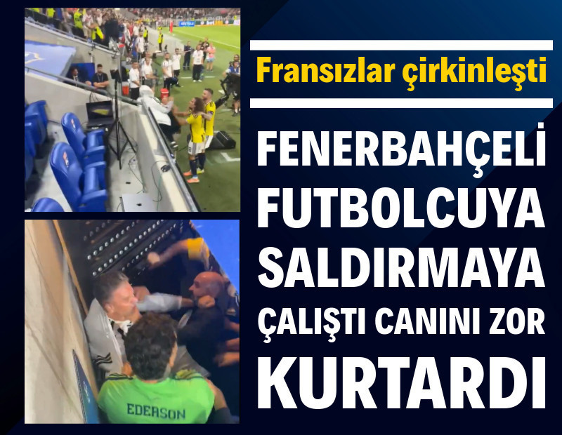 Fenerbahçe tur atladı, Fransızlar çirkinleşti: Guendouzi'ye saldırı