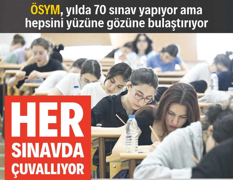 Her sınavda çuvallıyor