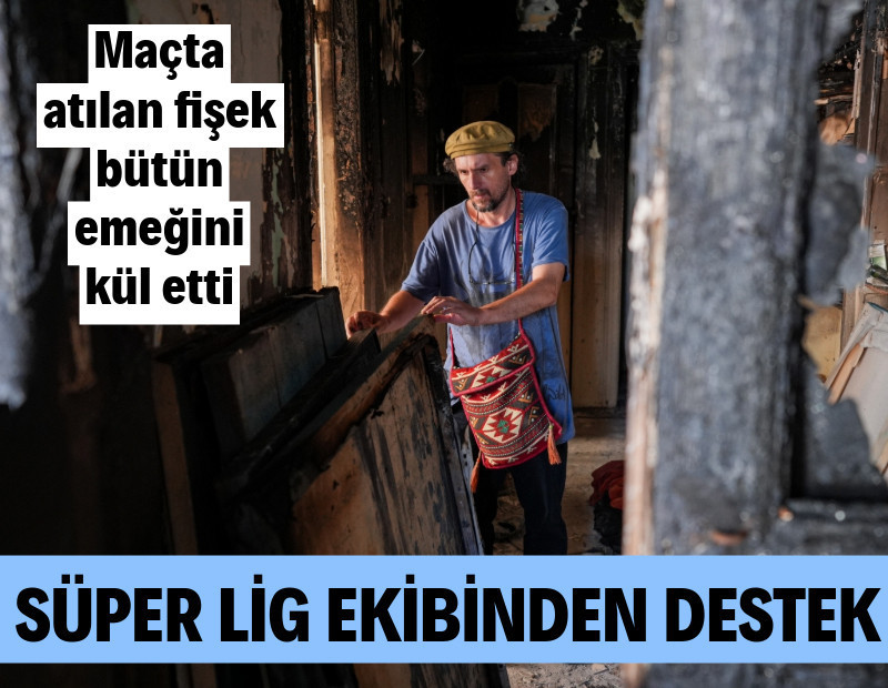 Kasımpaşa-Trabzonspor maçında atılan fişek bütün emeğini kül etti