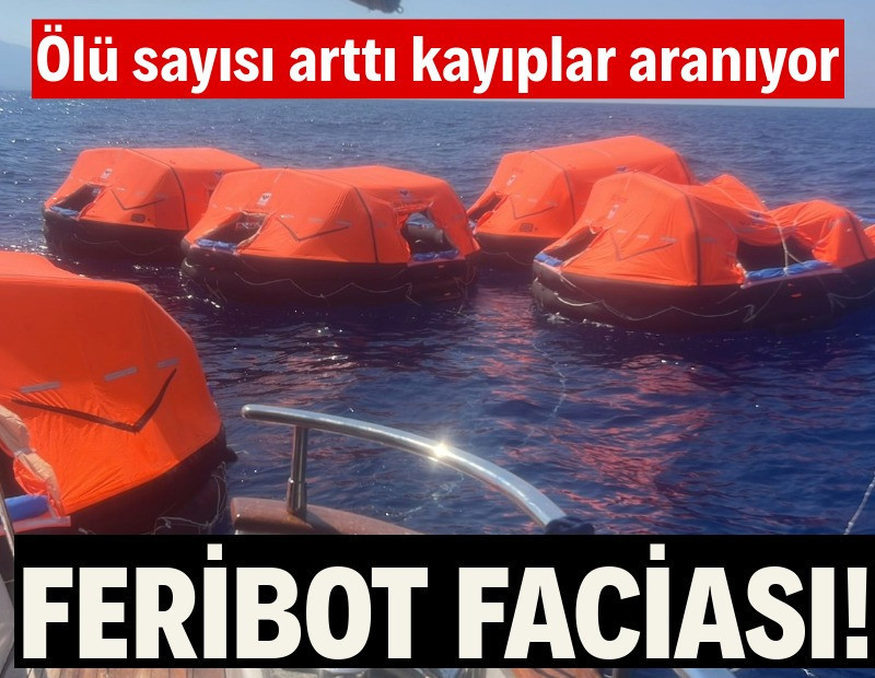 Girne açıklarında feribot battı: İçinde 267 kişi vardı