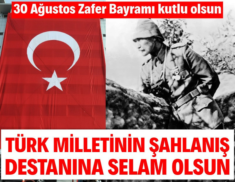 Türk milletinin şahlanış destanına selam olsun