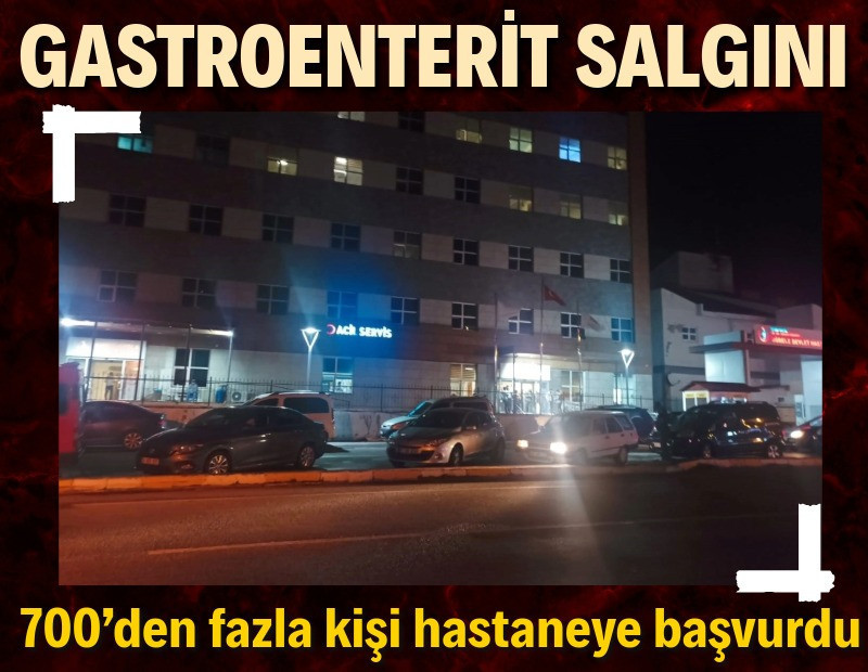 Bir kentte gastroenterit salgını: 700’den fazla kişi hastaneye başvurdu