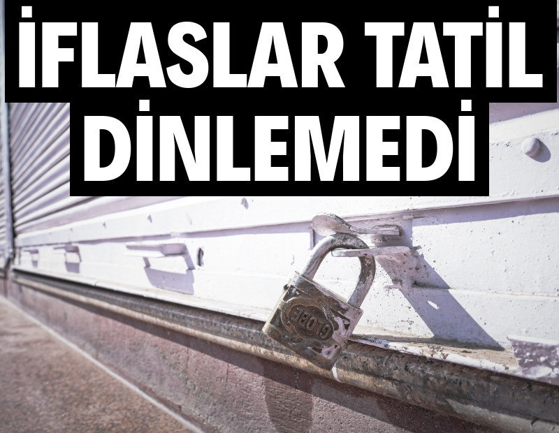 İflaslar tatil dinlemedi