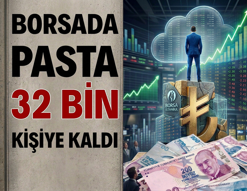 Borsada pasta 32 bin kişiye kaldı