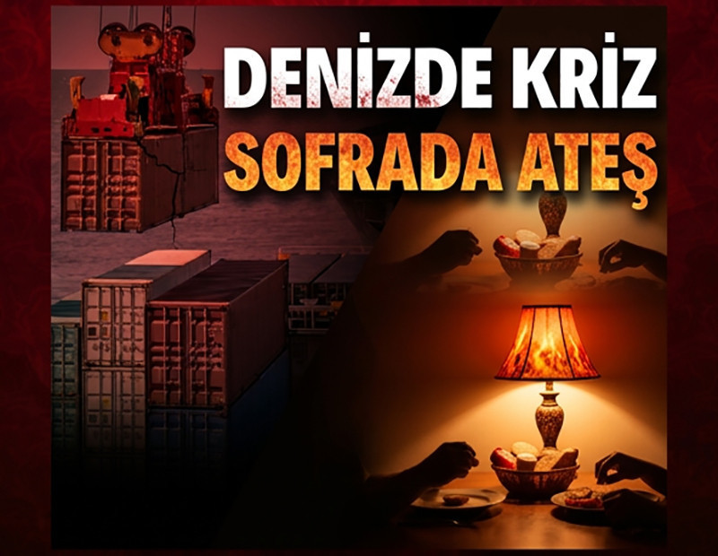 Denizde kriz sofrada ateş