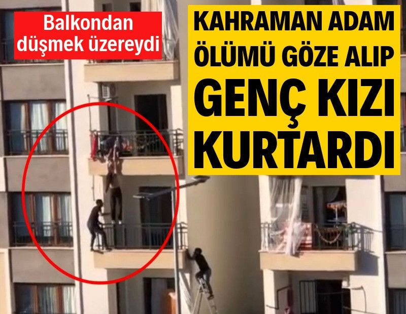 Kahraman adam, ölümü göze alıp genç kızı kurtardı