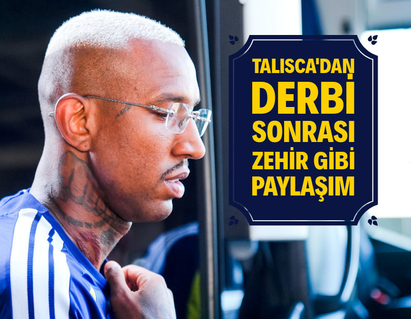 Talisca'dan derbi sonrası zehir gibi paylaşım