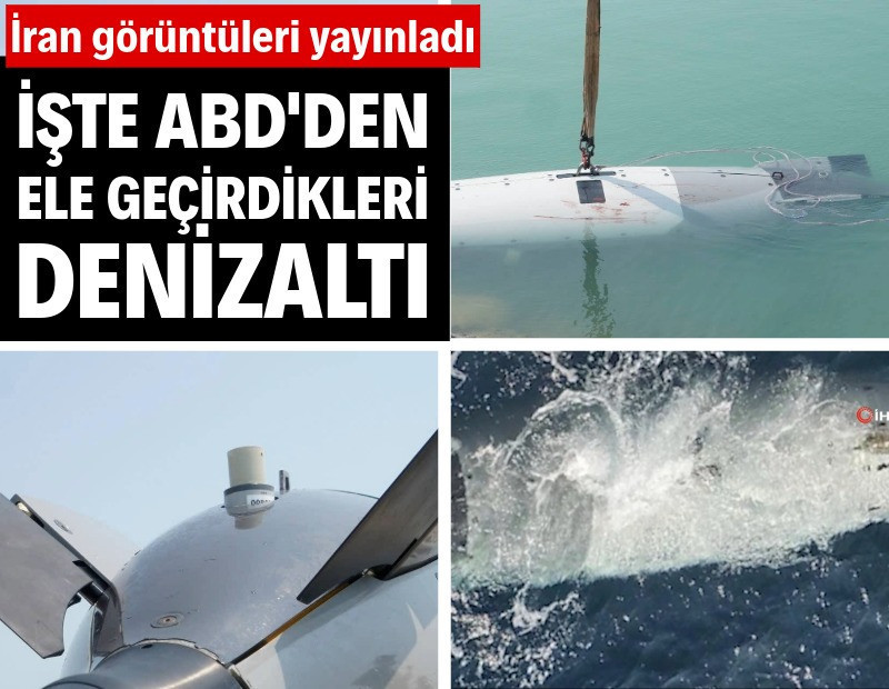 İran ABD'den ele geçirdiği denizaltının görüntülerini yayınladı