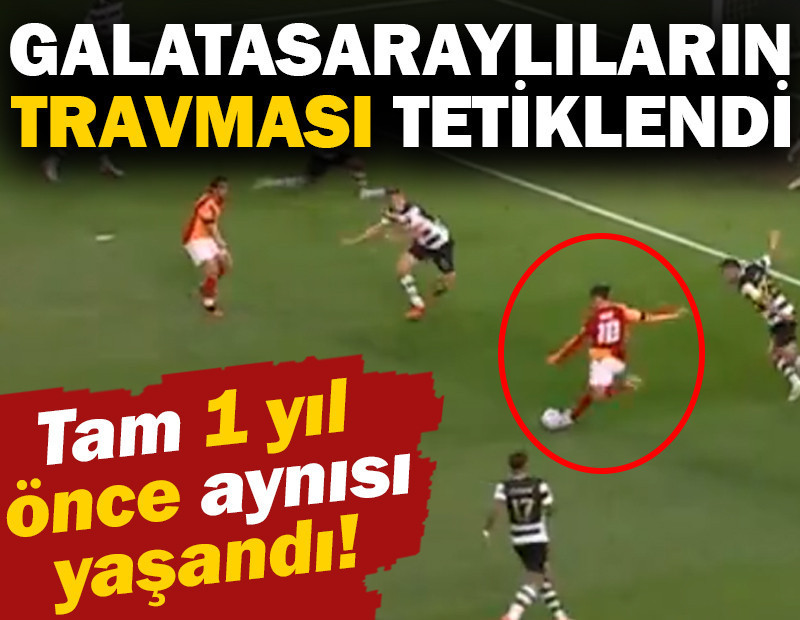 Galatasaraylıların travması tetiklendi: Tam 1 yıl önce aynısı yaşandı