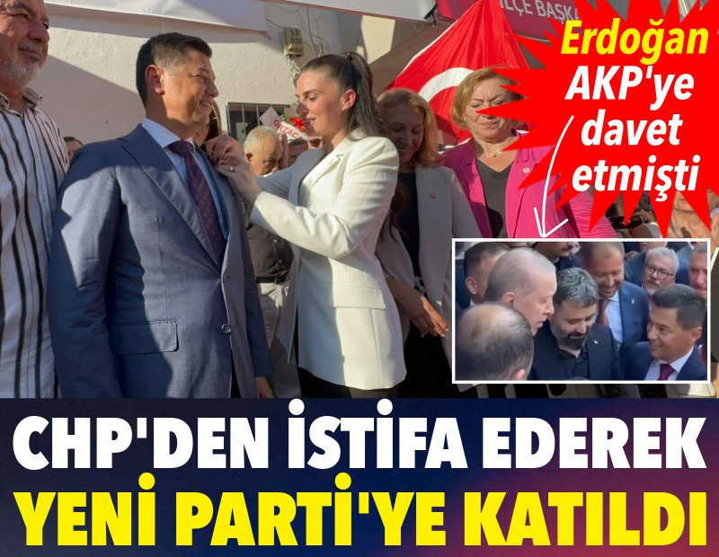 Erdoğan'ın AKP'ye davet ettiği Marmaris Belediye Başkanı Acar Ünlü YENİ Parti'ye katıldı
