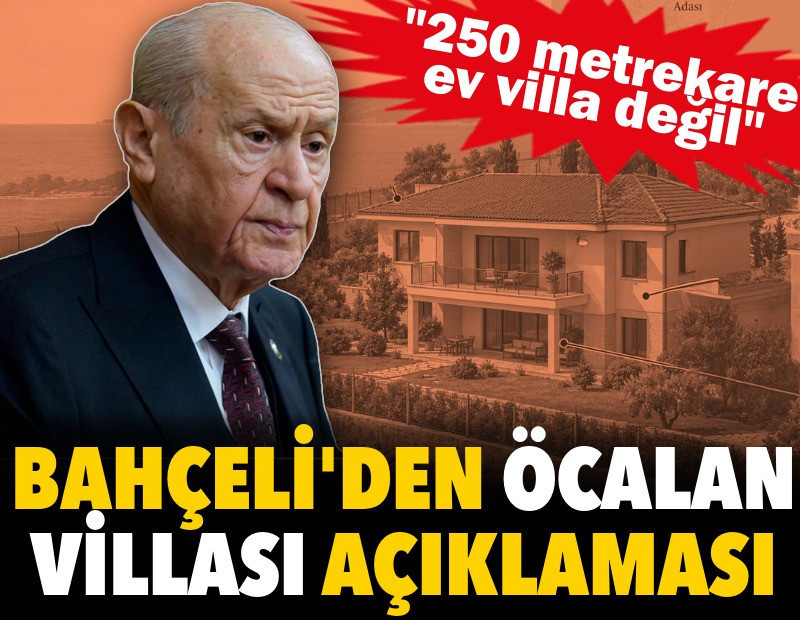 Bahçeli'den Öcalan villası açıklaması