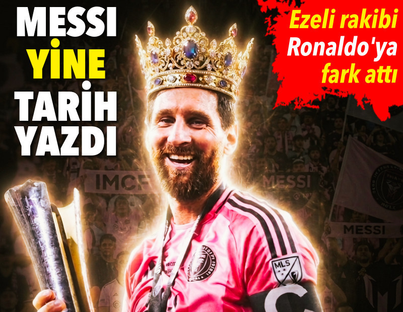39 yaşındaki Messi bir kez daha tarih yazdı. Ezeli rakibi Cristiano Ronaldo'ya fark attı