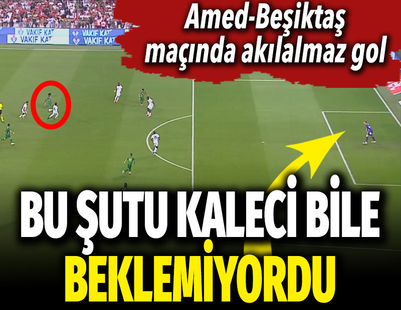 Gift Orban'dan Beşiktaş'a akılalmaz gol: Kaleci bile beklemiyordu