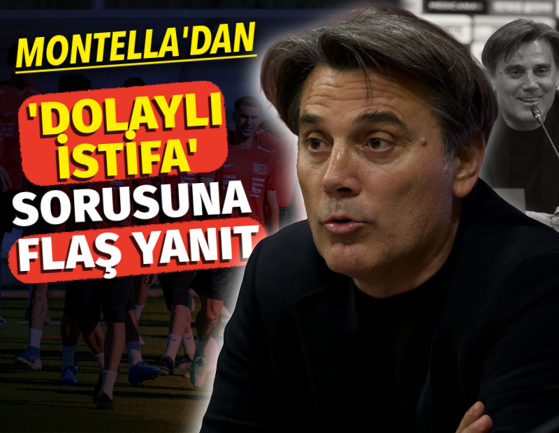 Montella'dan Fransa maçı öncesi 'dolaylı istifa' sorusuna flaş yanıt