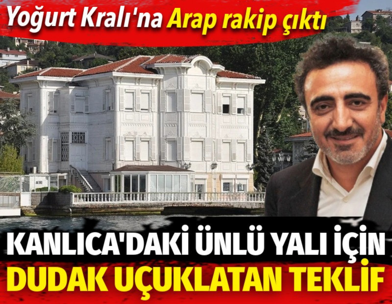 Faruk Yalçın'ın ünlü yalısı satışta. Hamdi Ulukaya 40 milyon dolara çıktı, Arap iş insanı devreye girdi