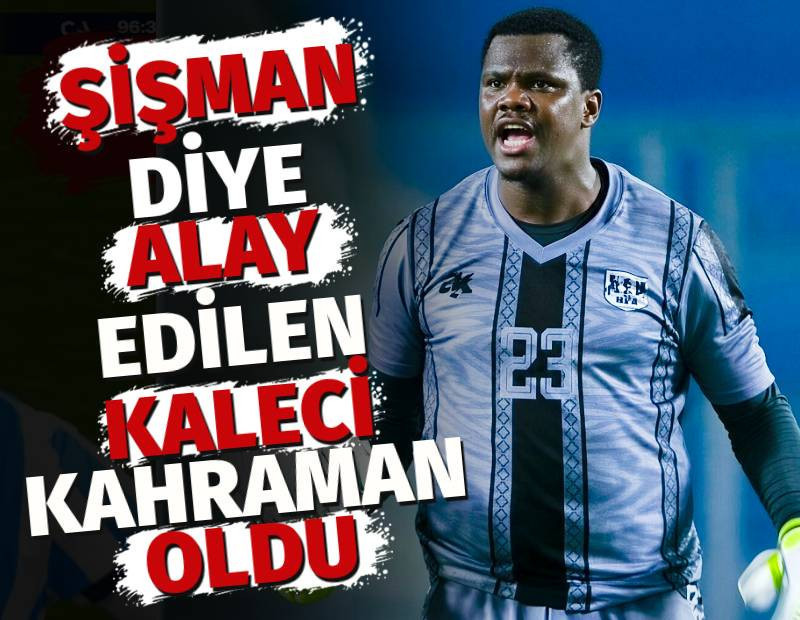 Şişman diye alay edilen kaleci Goitseone Phoko kahraman oldu