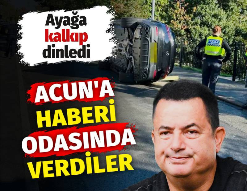 Acun Ilıcalı'ya haberi odasında verdiler. Ayağa kalkıp dinledi