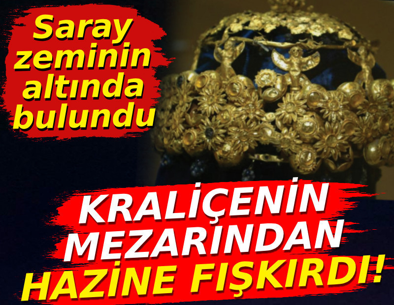 Kraliçenin mezarından hazine fışkırdı! Saray zeminin altında bulundu