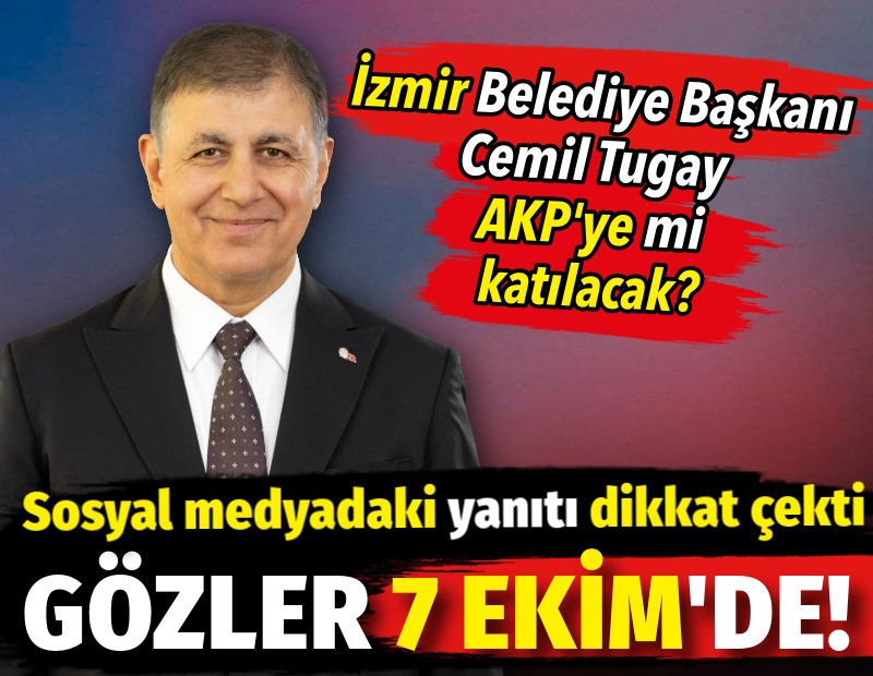 Cemil Tugay AKP'ye mi katılacak? Sosyal medyadaki yanıtı dikkat çekti! Gözler 7 Ekim'de