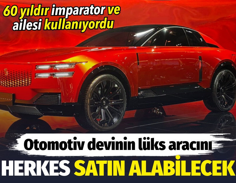 60 yıldır imparator ve ailesi kullanıyordu. Otomotiv devinin lüks aracını herkes satın alabilecek